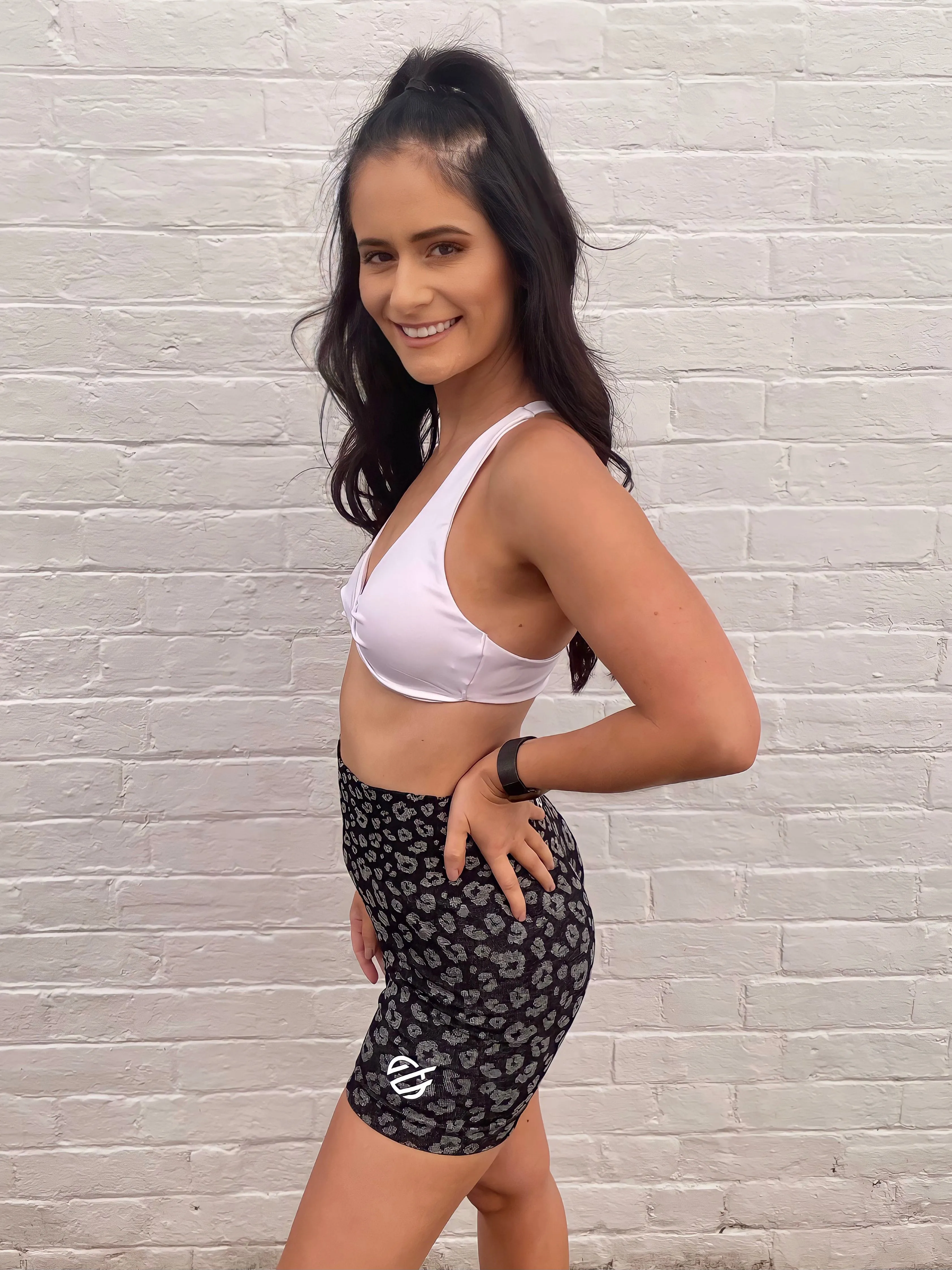 SKYE SPORTS BRA in WHITE