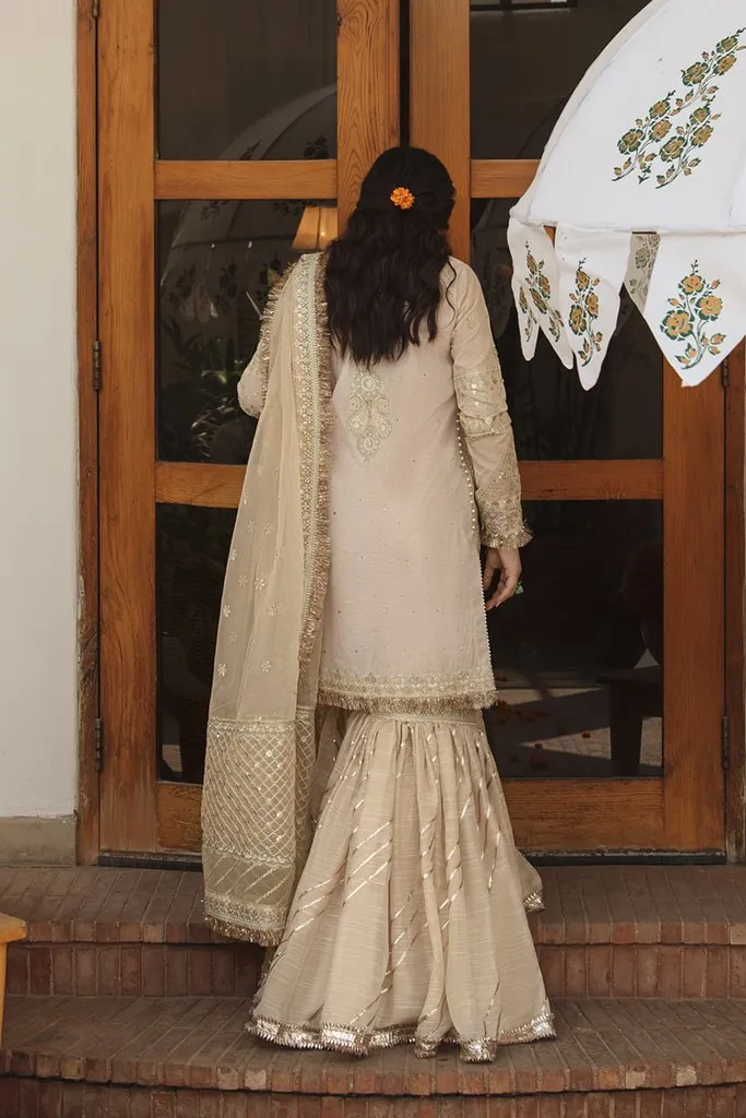 SM-07 | Qalamkar Shadmani Luxury Formals Collection 2021 | Unstitched Embroidered Organza Suits