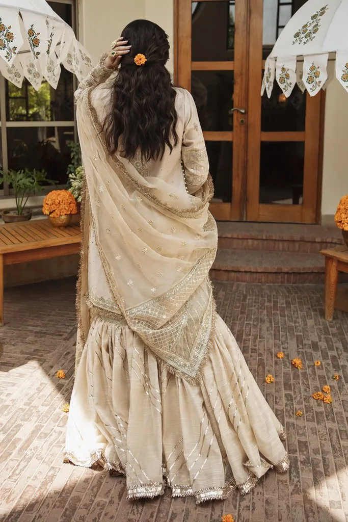 SM-07 | Qalamkar Shadmani Luxury Formals Collection 2021 | Unstitched Embroidered Organza Suits