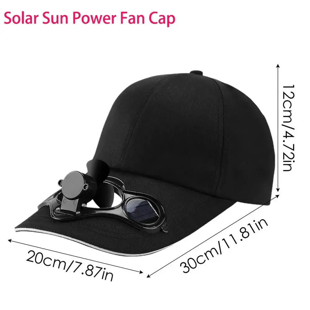Solar  Powered  Fan cap