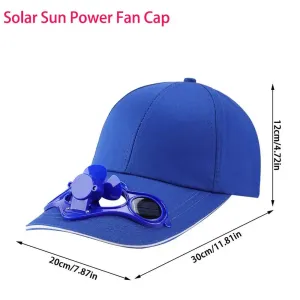 Solar  Powered  Fan cap