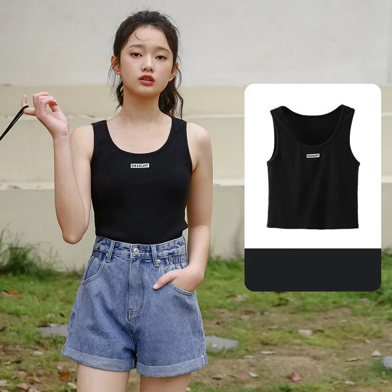 solid color sports vest  KF82849