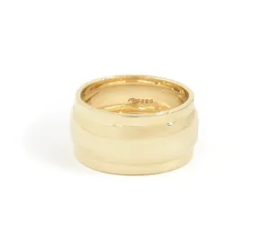 Solid Gold Donut Band