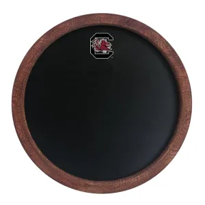 South Carolina Gamecocks: Chalkboard "Faux" Barrel Top Sign