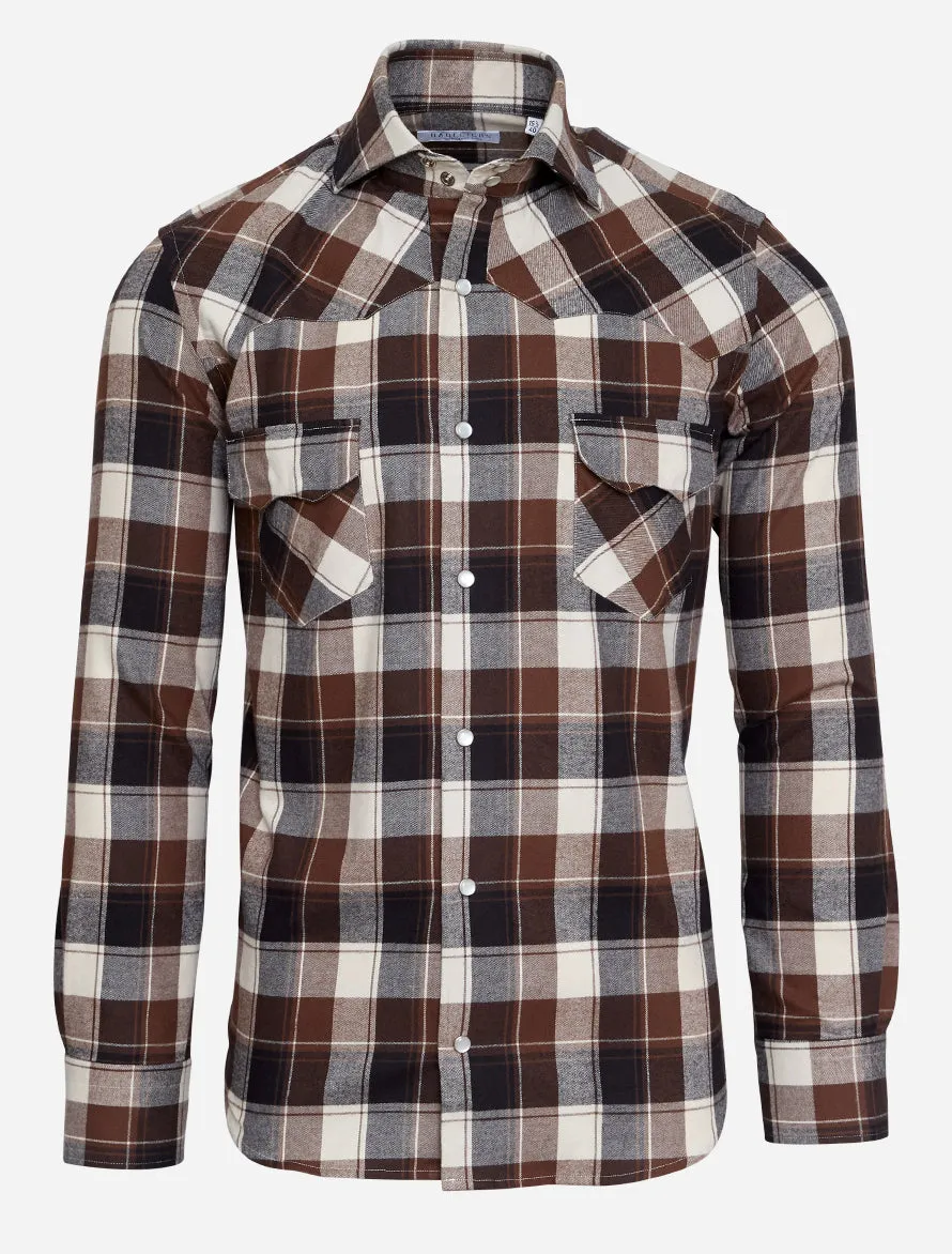 Sport Shirt in Navy/Grey