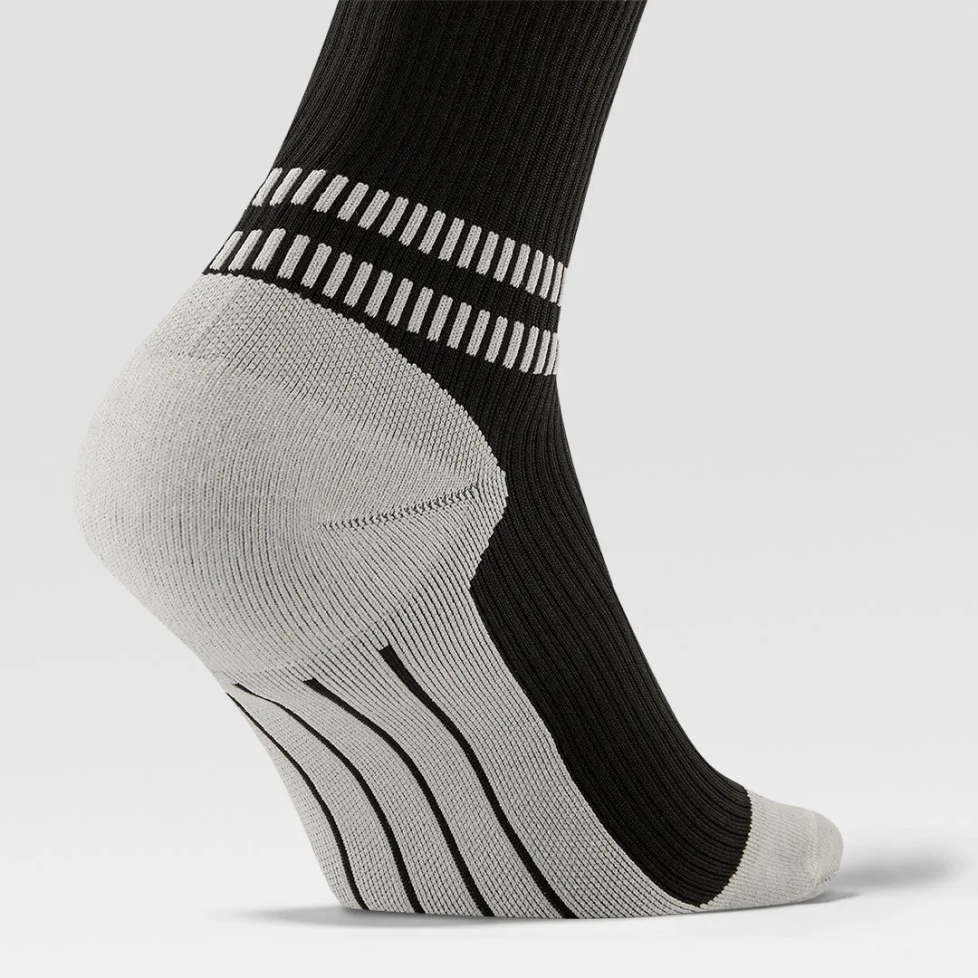 Sports Ankle Socks Men | Black / Light Grey