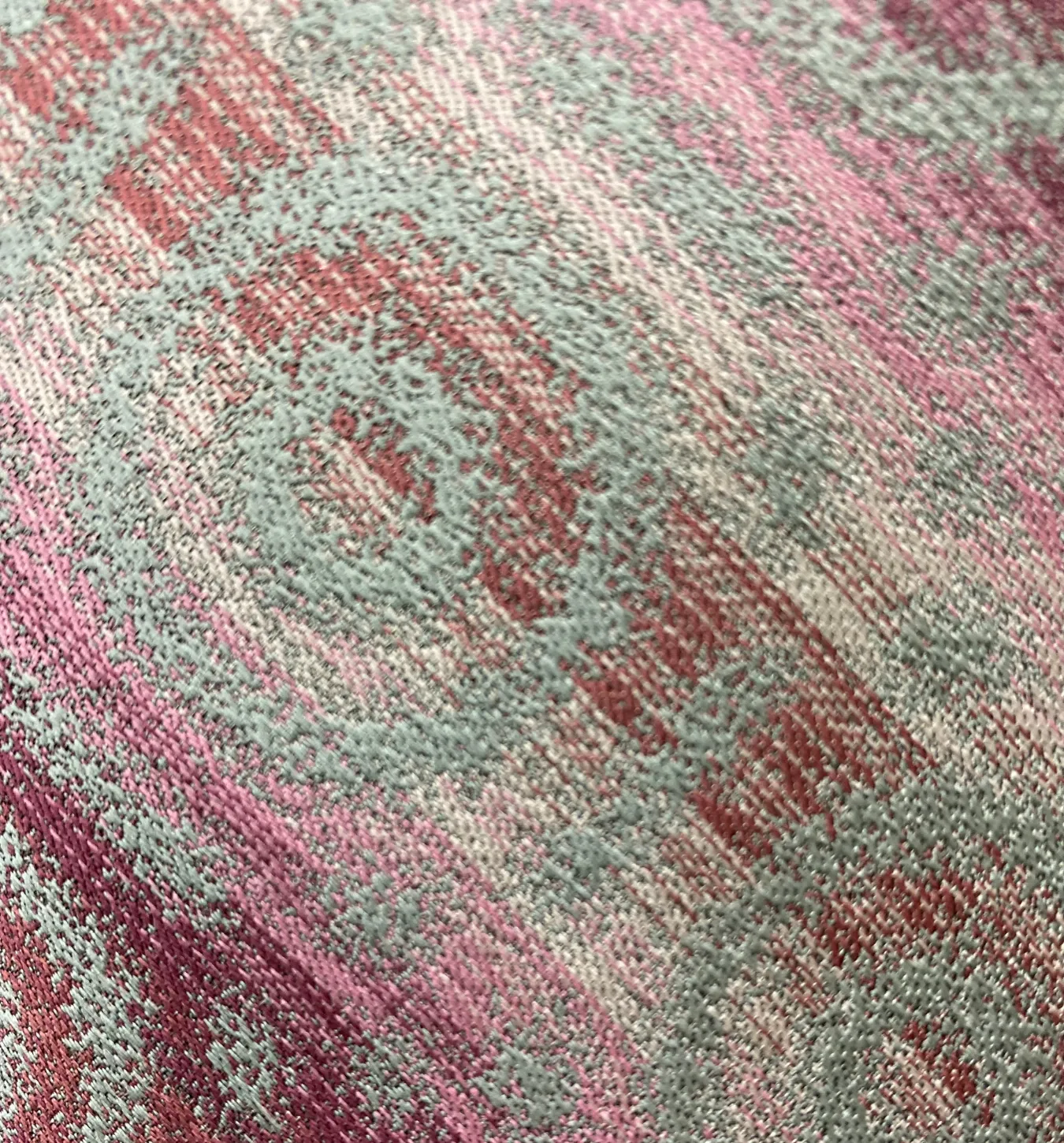 Stacy Adams Tie and Handkerchief - Pink and Gray Circles T42