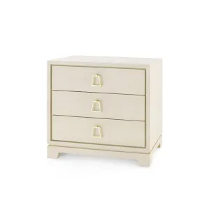Stanford 3-Drawer Side Table / Blanched Oak