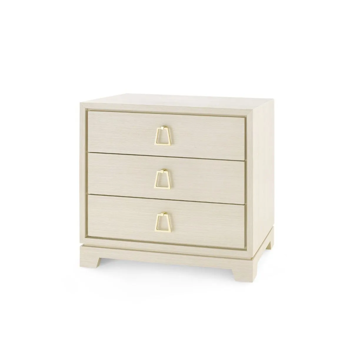 Stanford 3-Drawer Side Table / Blanched Oak