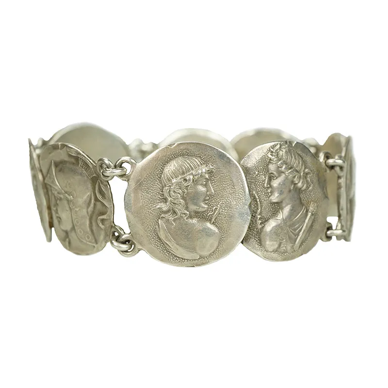 Sterling Schiebler Medallion Bracelet