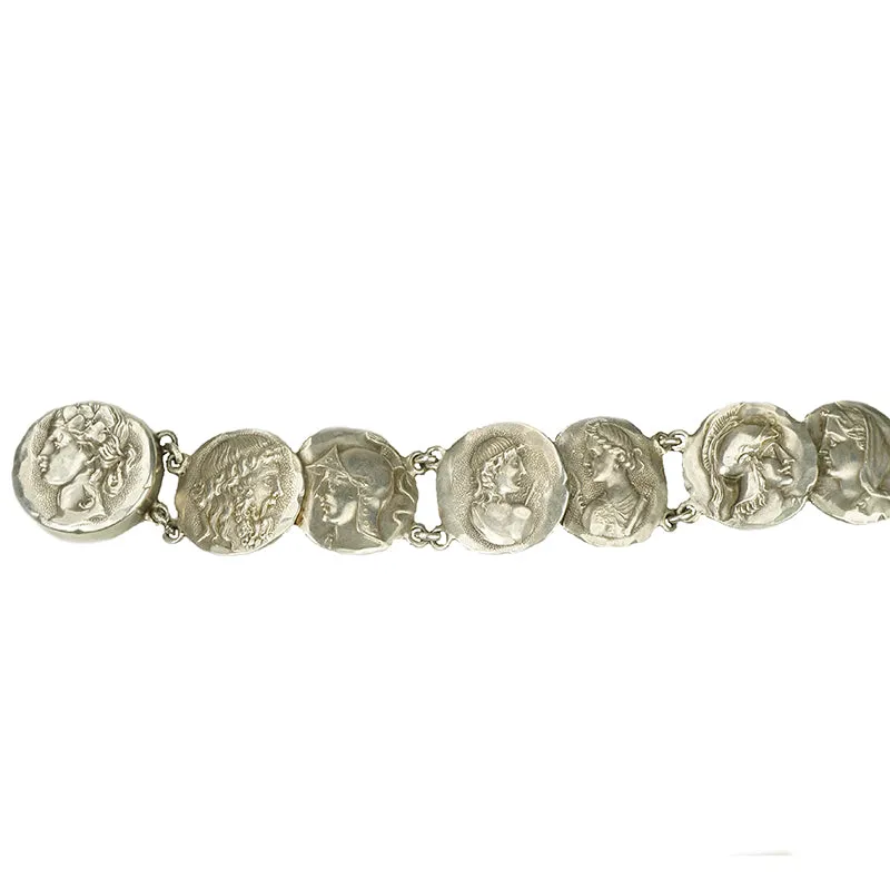 Sterling Schiebler Medallion Bracelet