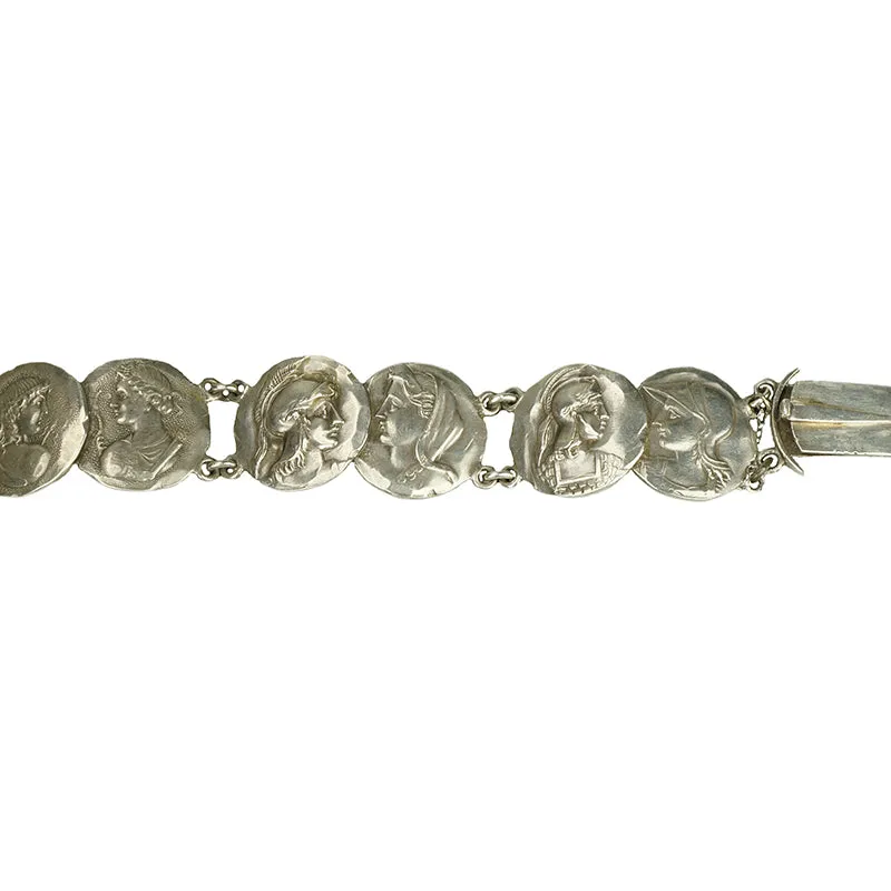 Sterling Schiebler Medallion Bracelet