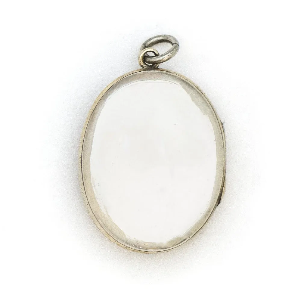Sterling Silver Garden Vines Antique Locket
