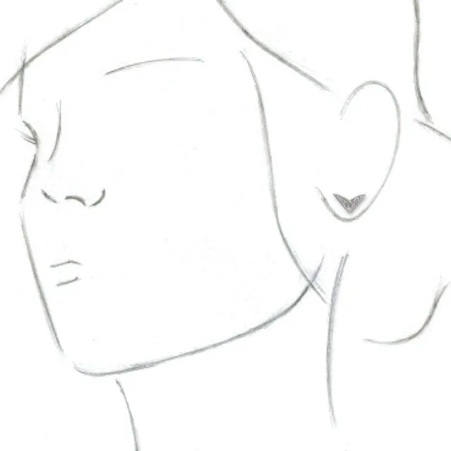 Sterling Silver Sculptural-Inspired Earrings