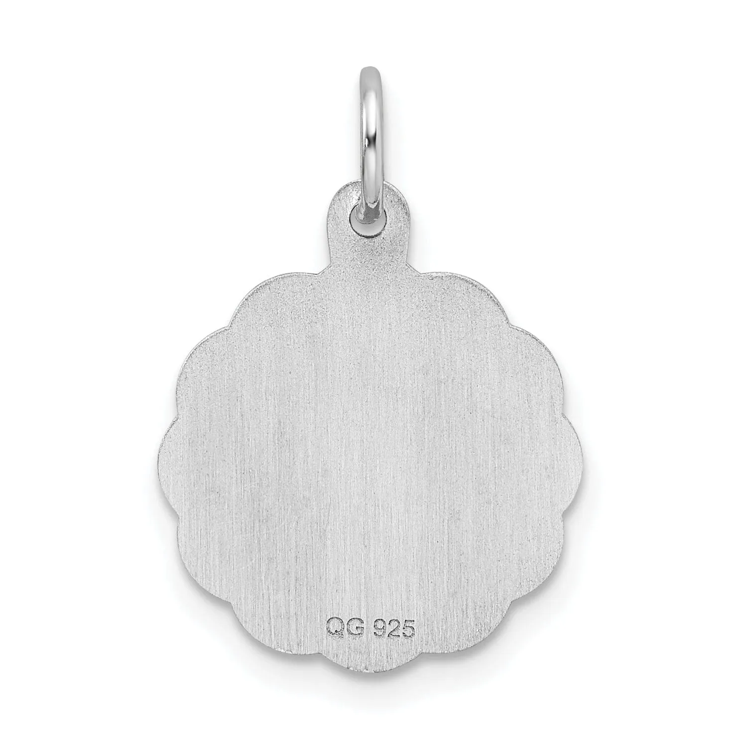 Sterling Silver Sweet Sixteen Disc Pendant