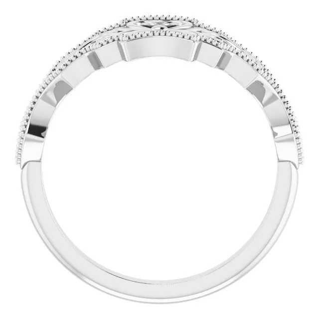 Sterling Silver Vintage-Inspired Ring