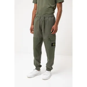 Stone Island Green Cotton Men Pants