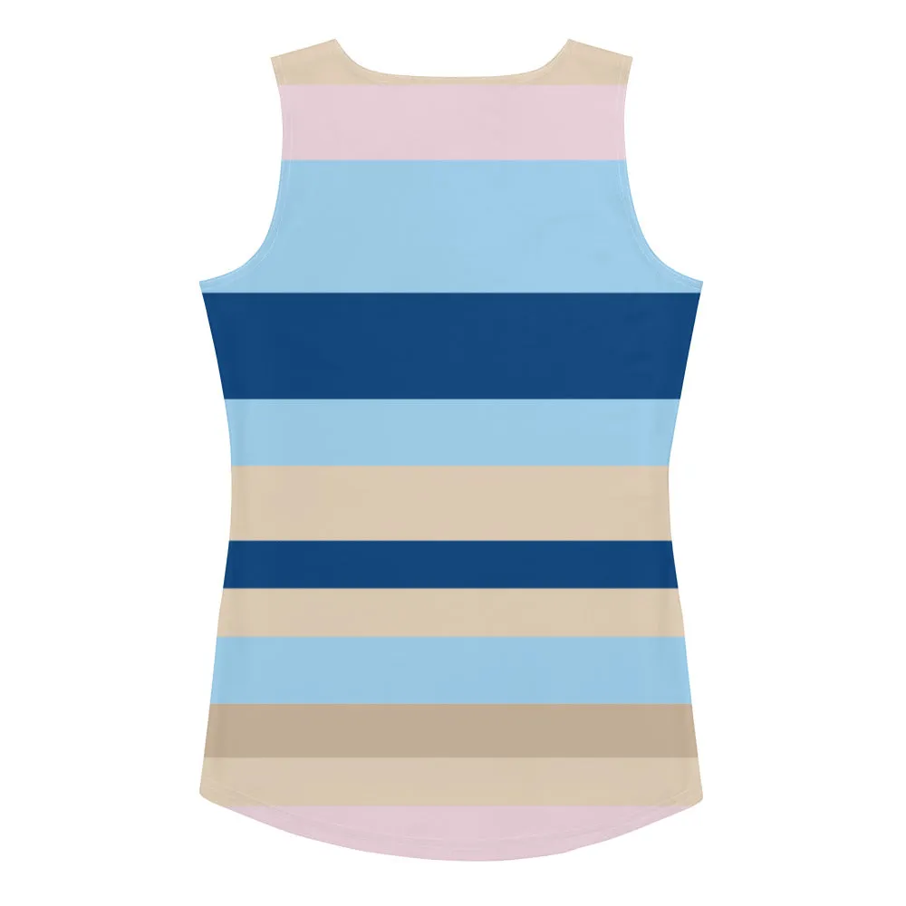 Stripes Multi Color - Inspired By Zendaya - Sustainably Made Tank Top