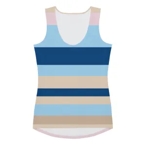 Stripes Multi Color - Inspired By Zendaya - Sustainably Made Tank Top