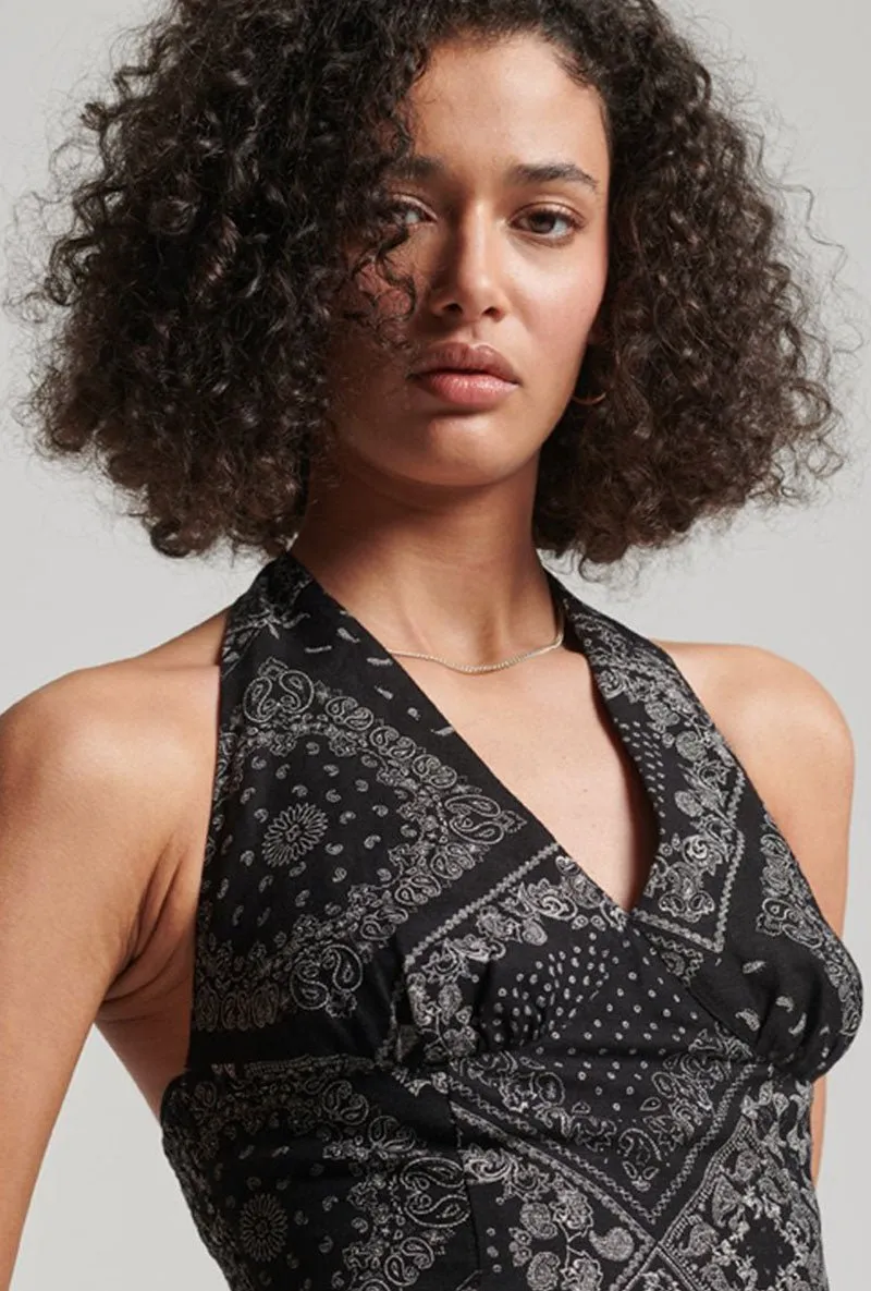 SUPERDRY HALTER TOP