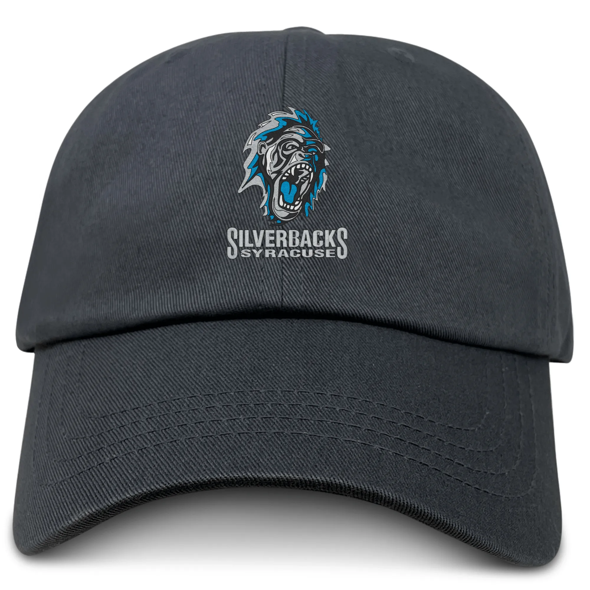 Syracuse Silverbacks Adult Low-Profile Cotton Twill Dad Cap