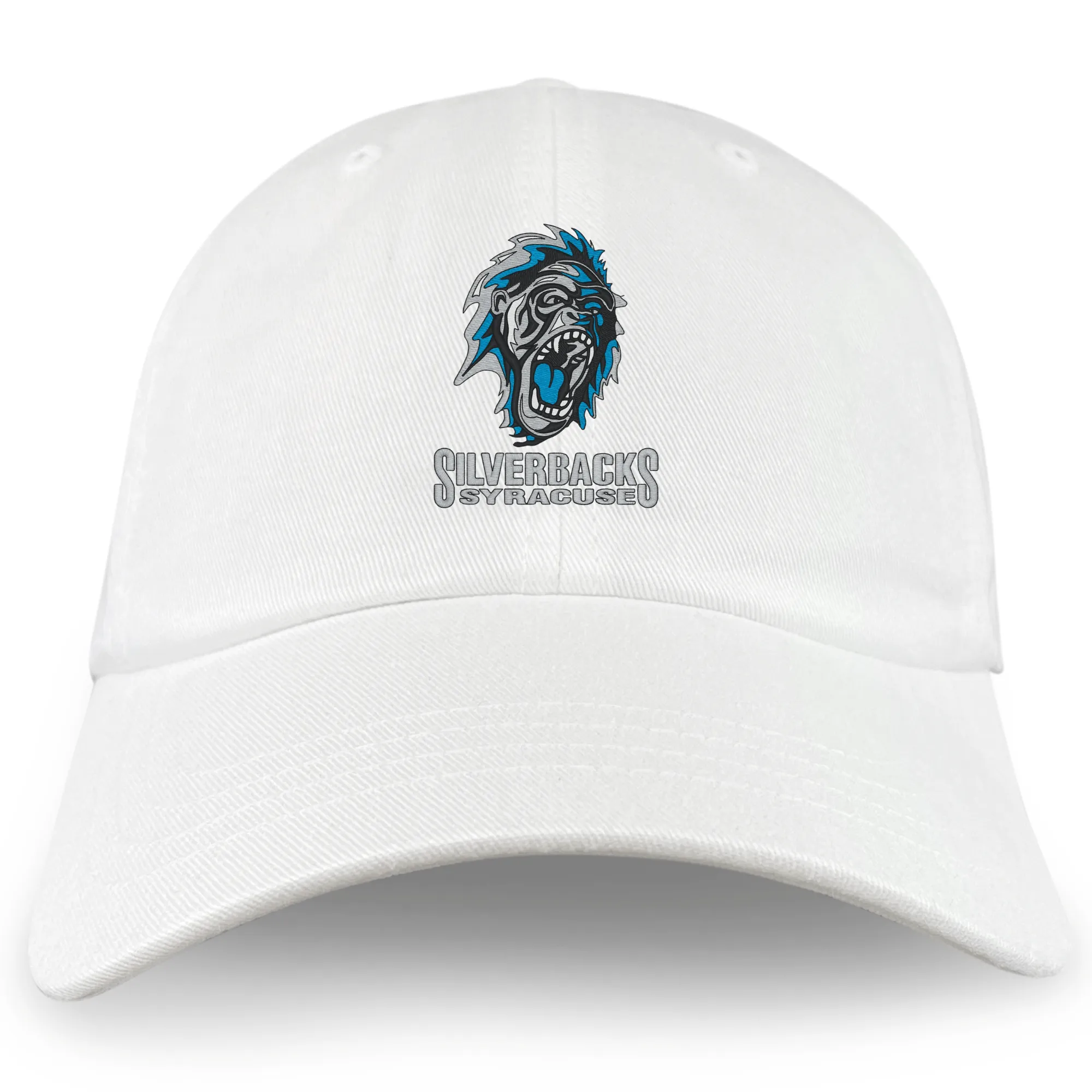 Syracuse Silverbacks Adult Low-Profile Cotton Twill Dad Cap