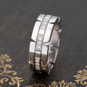 Tank Francaise Diamond Band by Cartier