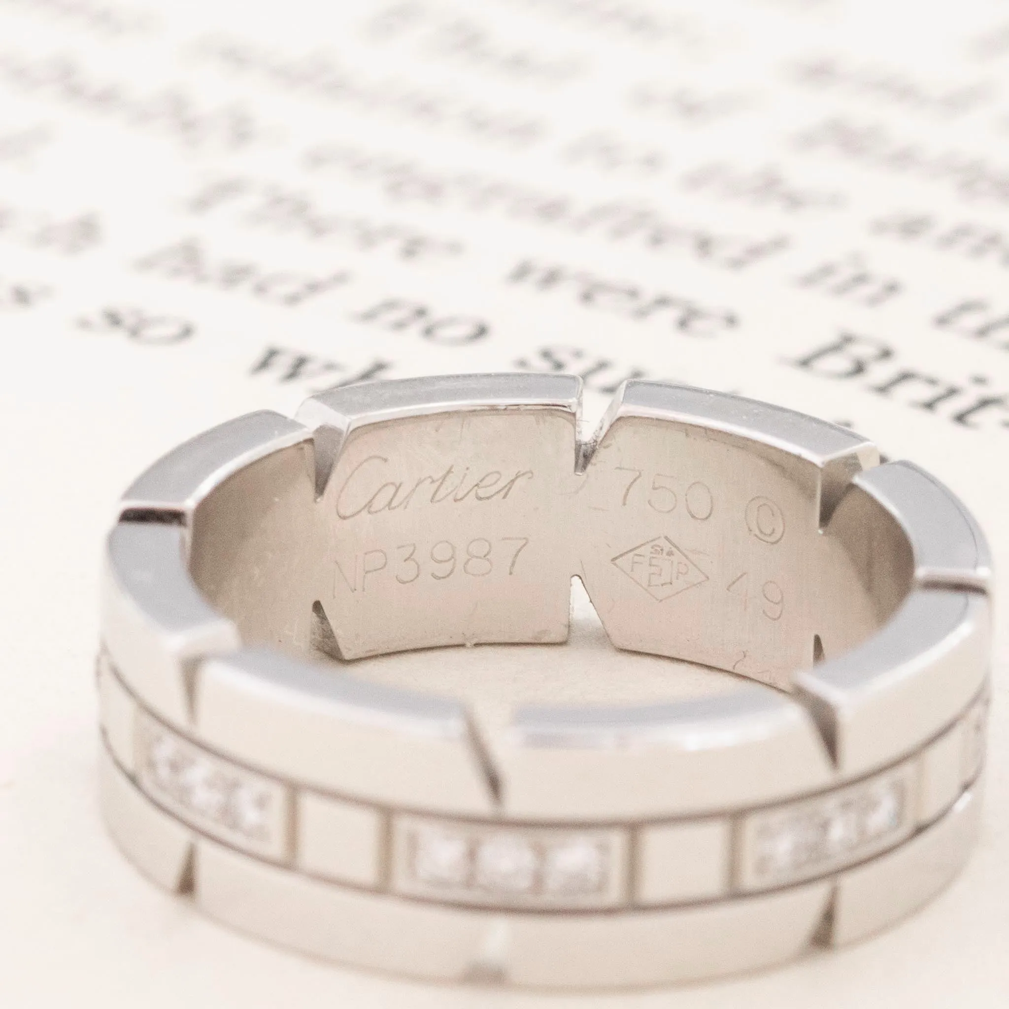 Tank Francaise Diamond Band by Cartier