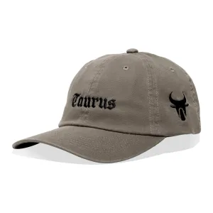 TAURUS ZODIAC HAT (OLIVE/GREY)