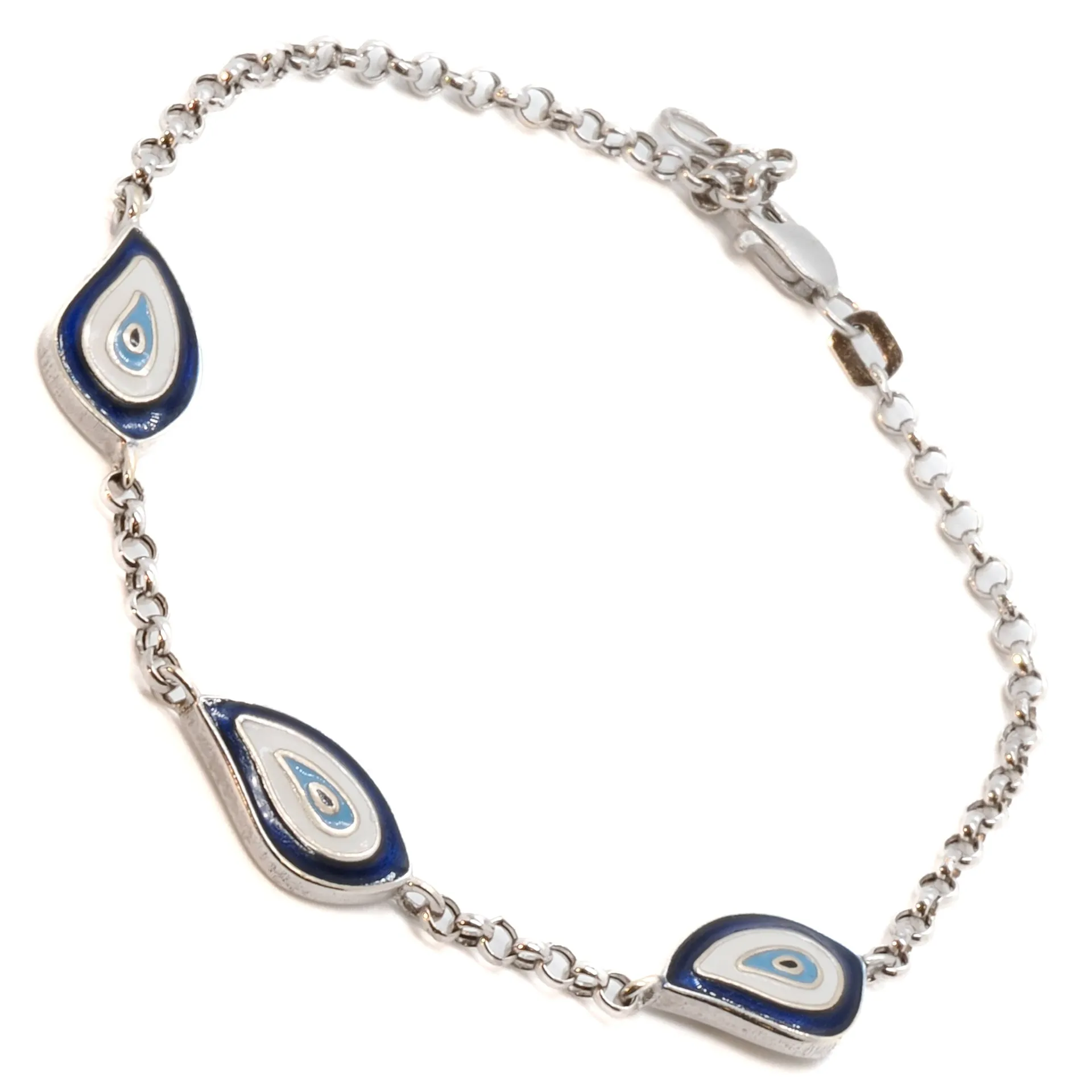Teardrop Evil Eye Bracelet