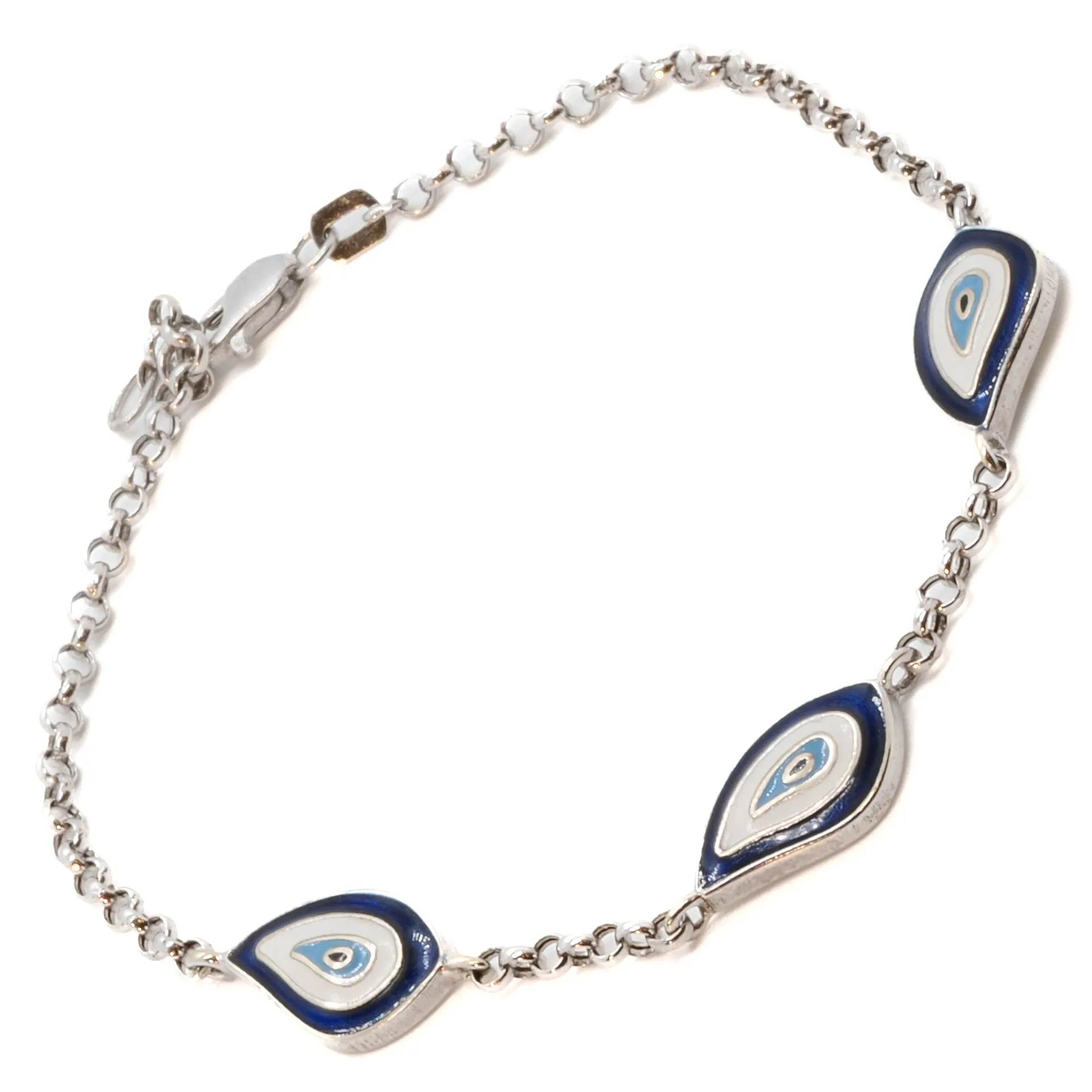 Teardrop Evil Eye Bracelet