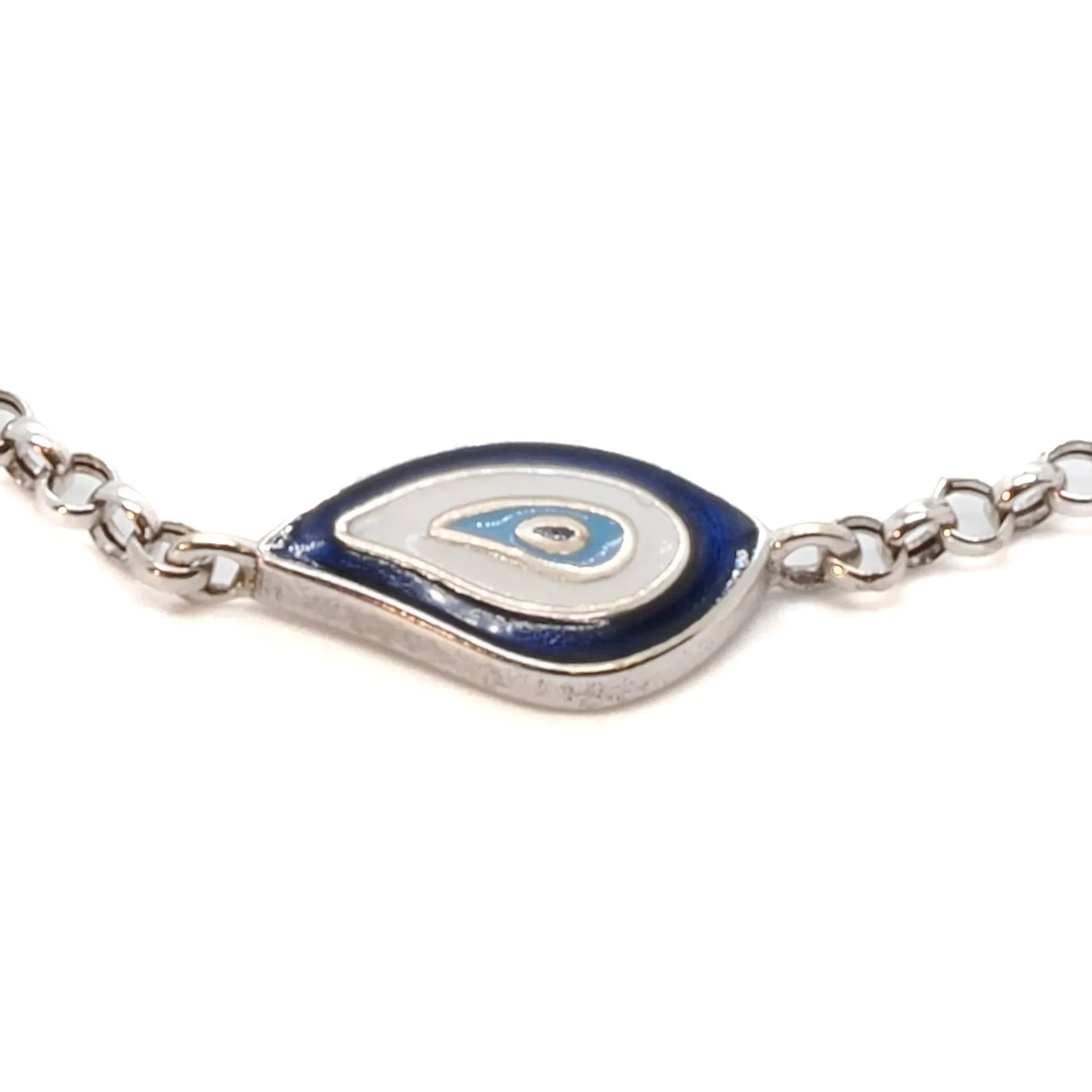 Teardrop Evil Eye Bracelet