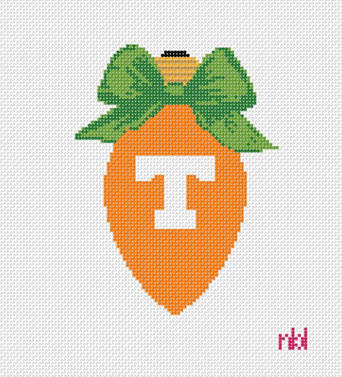 Tennessee Christmas Bow Light Bulb