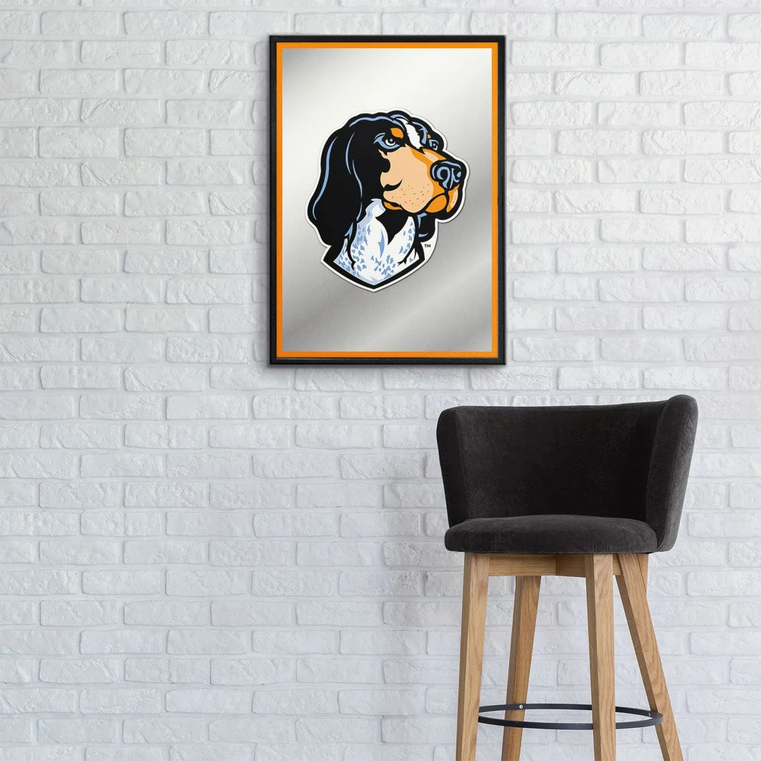 Tennessee Volunteers: Mascot - Framed Mirrored Wall Sign