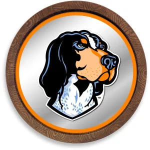 Tennessee Volunteers: Mascot - "Faux" Barrel Top Mirrored Wall Sign