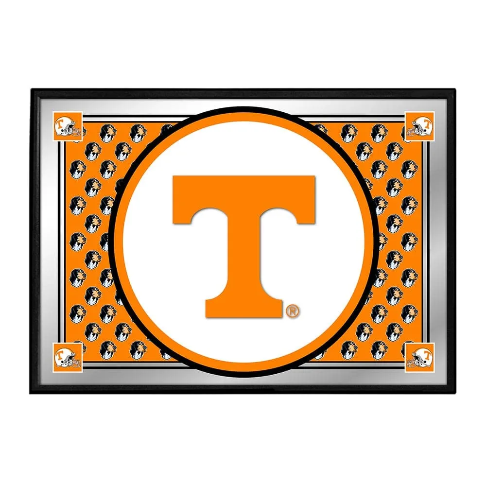 Tennessee Volunteers: Team Spirit - Framed Mirrored Wall Sign