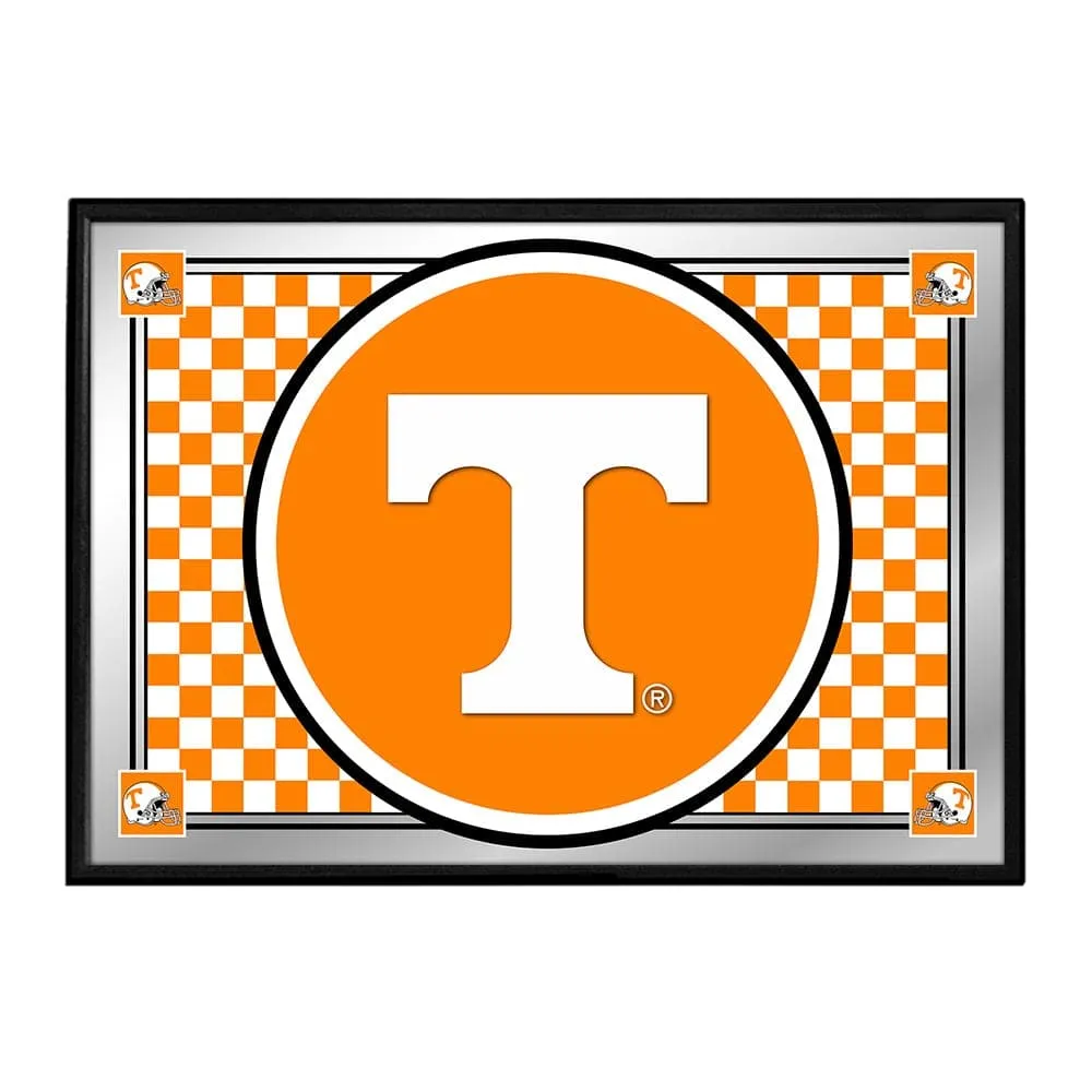Tennessee Volunteers: Team Spirit - Framed Mirrored Wall Sign
