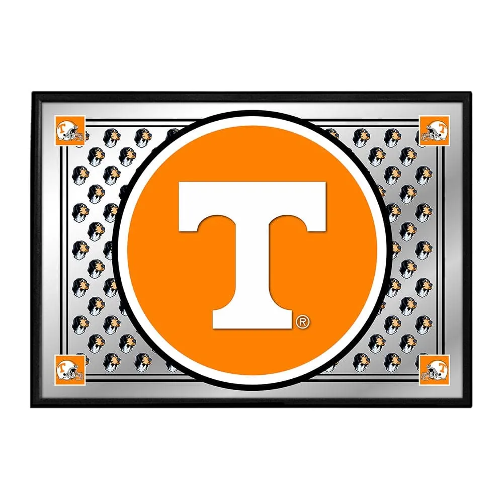 Tennessee Volunteers: Team Spirit - Framed Mirrored Wall Sign