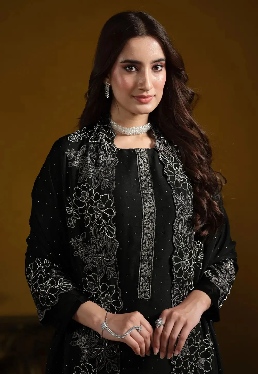 The Embellished Black Salwar Suit
