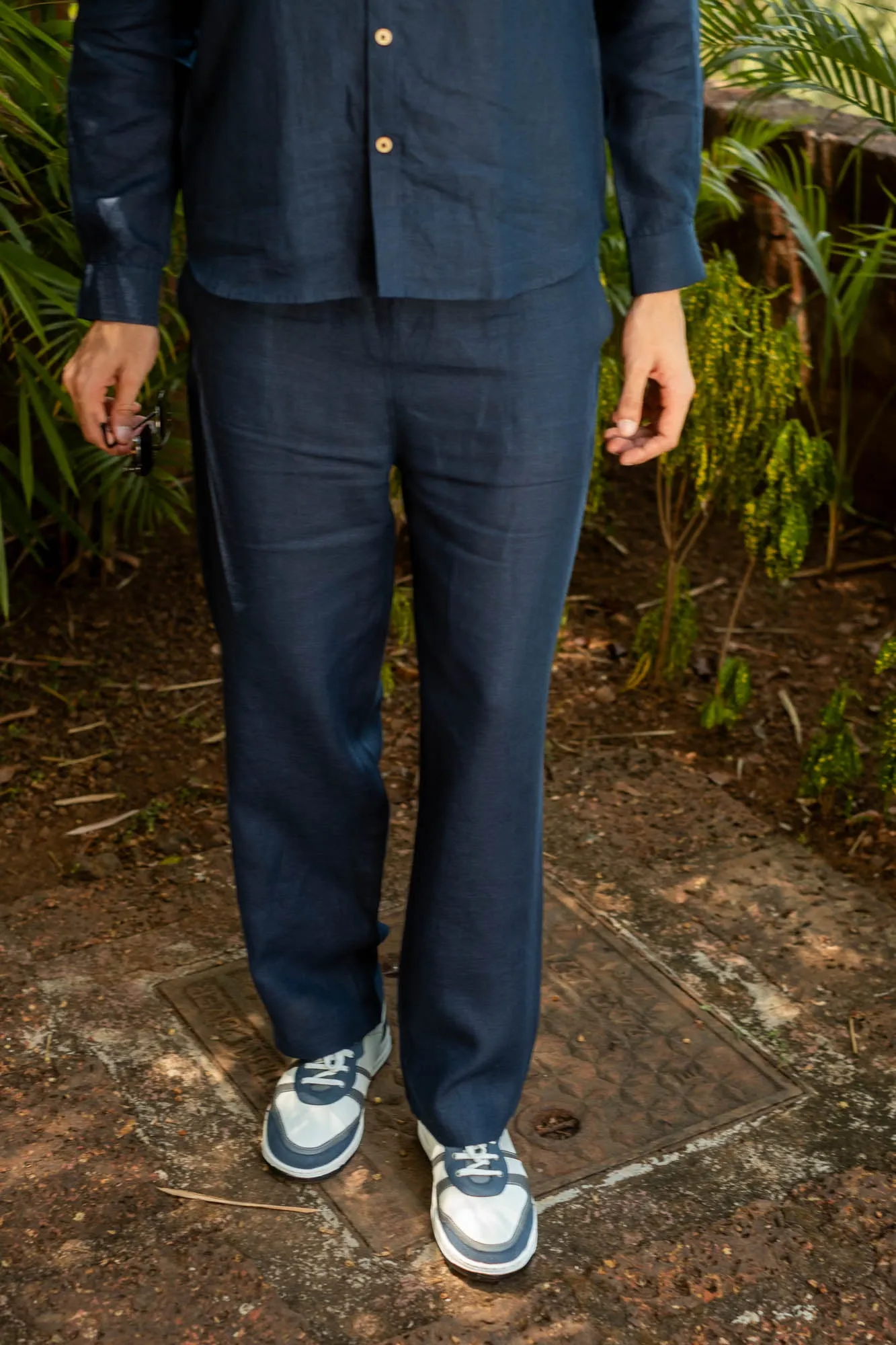 The Linen Pull-up Pants