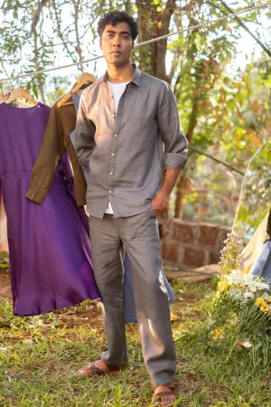 The Linen Pull-up Pants