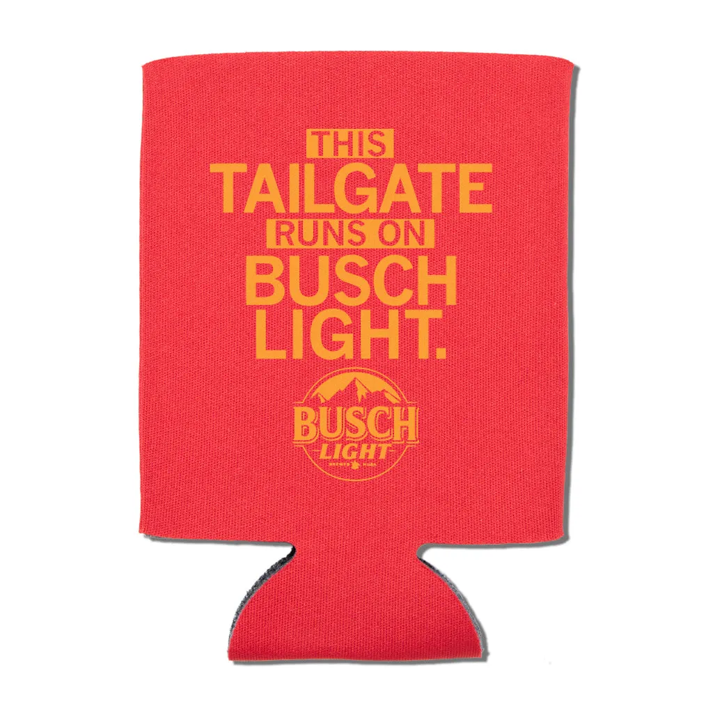 This Tailgate Runs on Busch Light Can Cooler - Red