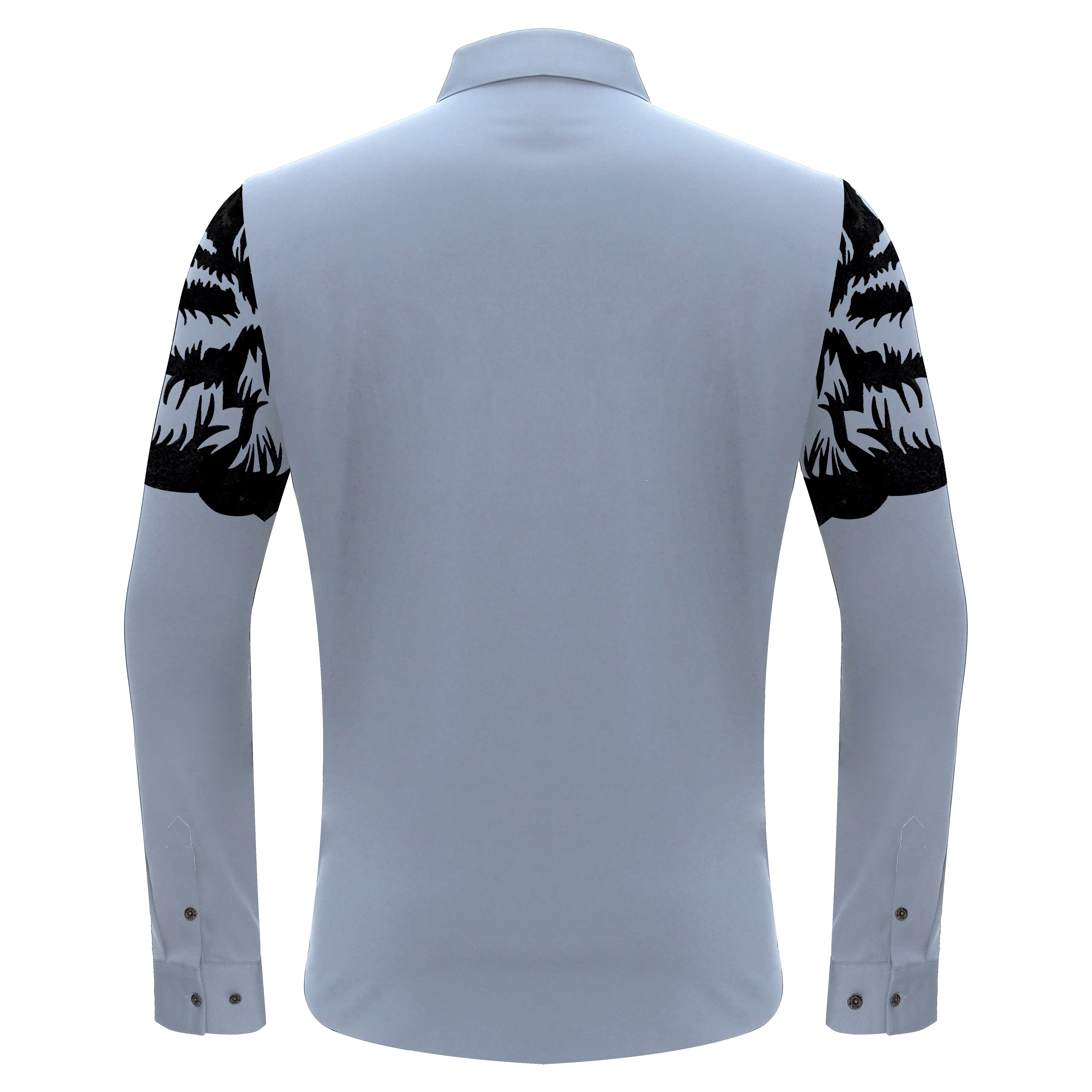 Tiger's Wrath Button-Up Shirt SKY/BLUE GUN