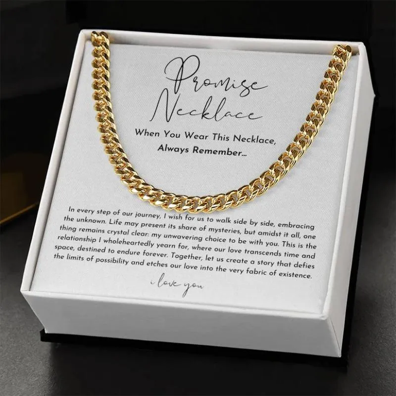 Timeless Promise Necklace – Elegant Meaningful Gift for Her