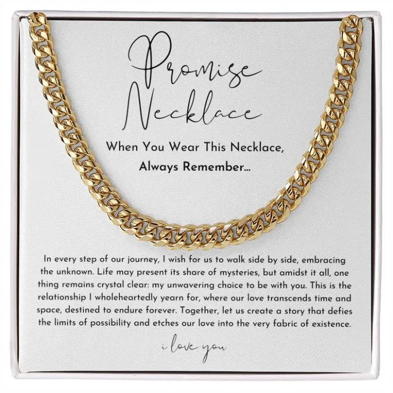 Timeless Promise Necklace – Elegant Meaningful Gift for Her