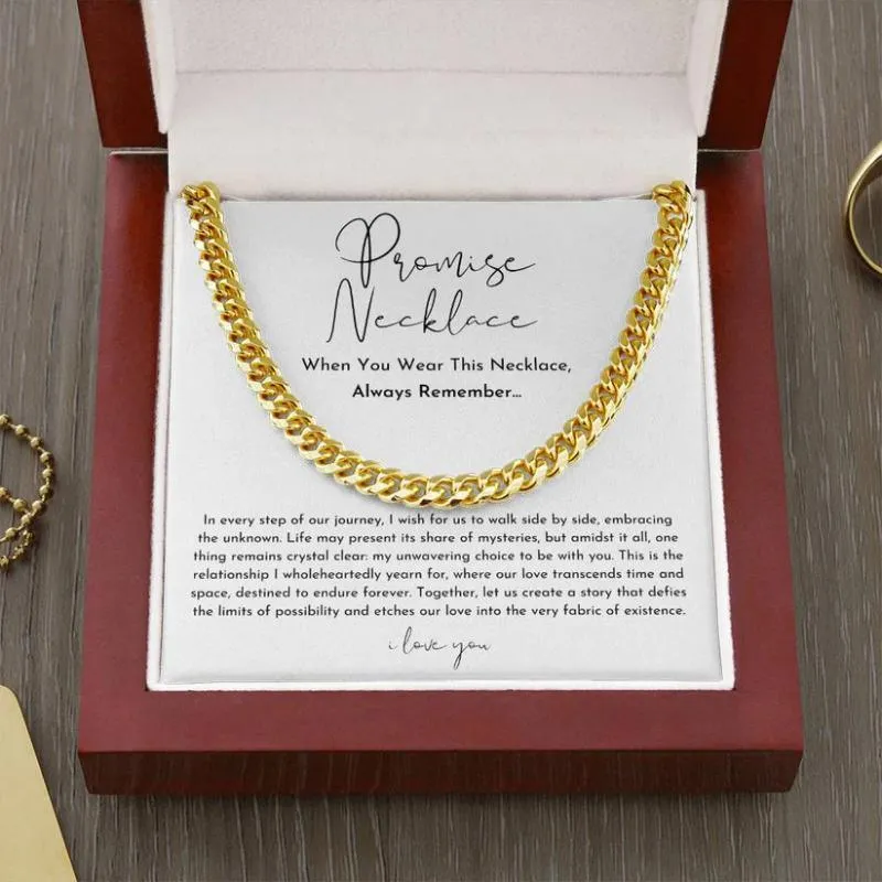 Timeless Promise Necklace – Elegant Meaningful Gift for Her