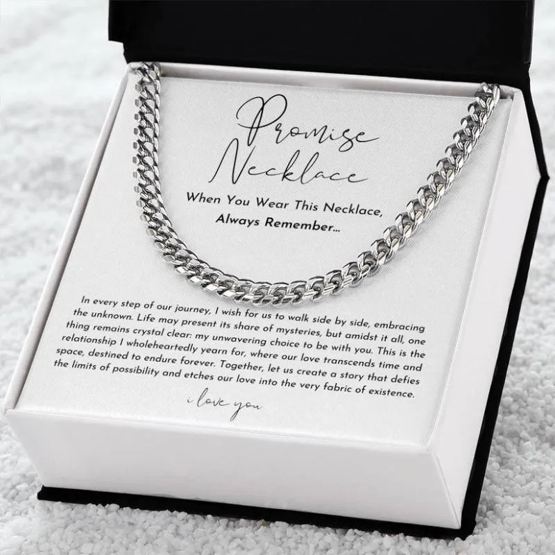 Timeless Promise Necklace – Elegant Meaningful Gift for Her