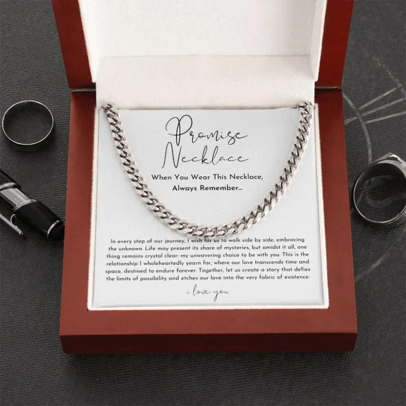 Timeless Promise Necklace – Elegant Meaningful Gift for Her