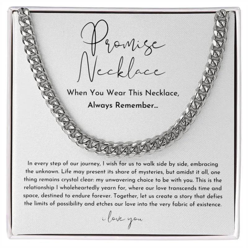 Timeless Promise Necklace – Elegant Meaningful Gift for Her