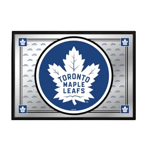 Toronto Maple Leafs: Team Spirit - Framed Mirrored Wall Sign